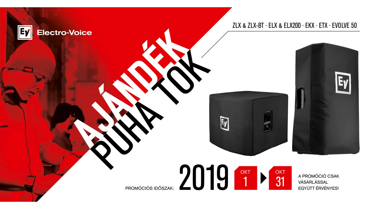 ELECTRO-VOICE Tok akció egész hónapban!